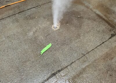 recherche de fuite par fumigiene ou fumigation